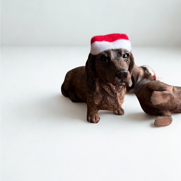 Dachshund Christmas Ornaments Set of 3 EUC dog wiener dog ornaments Xmas - Picture 3 of 5